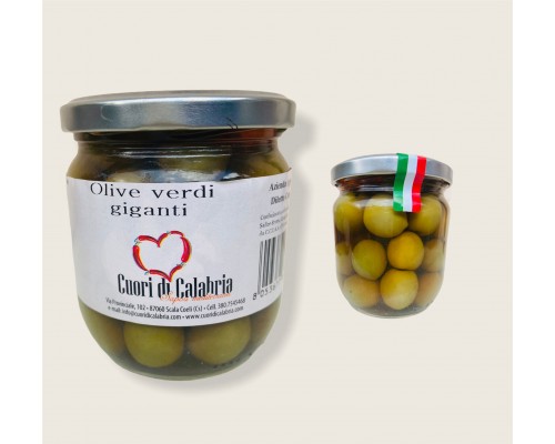 Olive verdi in salamoia