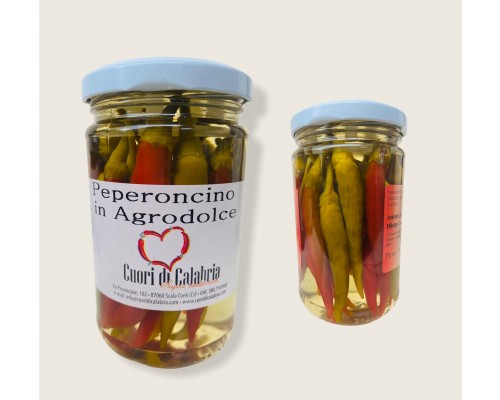 Peperoncini interi in agrodolce